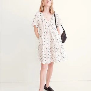 Madewell Lorelei Clip Dot Mini Dress